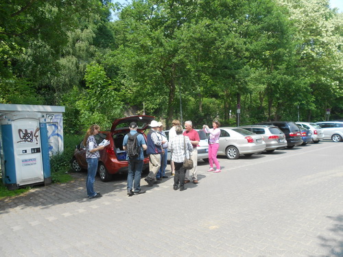 Treffen am Parkplatz